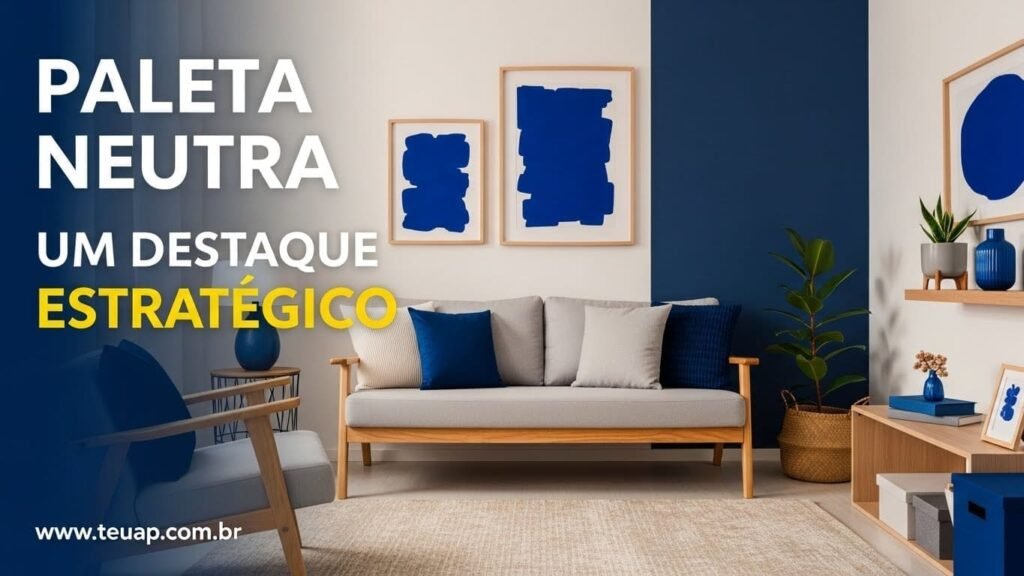 PALETA NEUTRA COM DESTAQUE