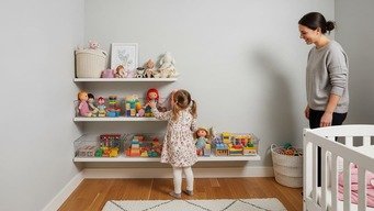 Prateleiras Flutuantes para Brinquedos