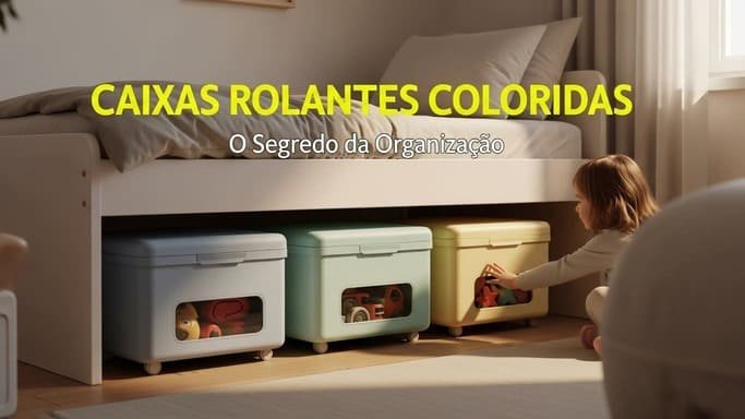 Caixas Rolantes Coloridas: O Segredo da Organização Invisível