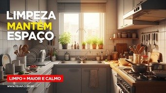 LIMPEZA E MANUTENÇÃO REGULAR MANTÊM O ESPAÇO AMPLIADO