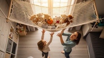 Redes de Teto para Ninho de Brinquedos Leves