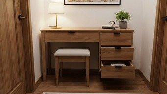 Móveis Multifuncionais: Bancos ou Consoles Compactos para Pausa