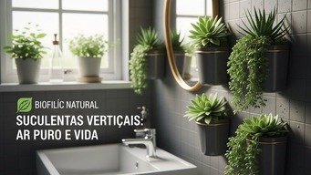 Plantas Suculentas em Suportes Verticais: Vida e Ar Puro sem Manutenção