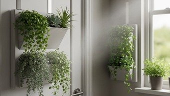 Suportes para Plantas Verticais: Toque Verde e Purificador de Ar