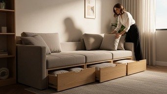 Escolha Móveis Multifuncionais que Economizam Cada Centímetro