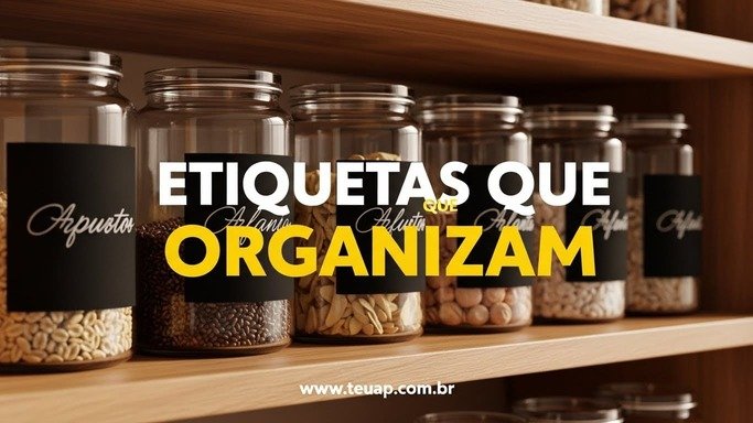 Etiquetas e Potes Herméticos