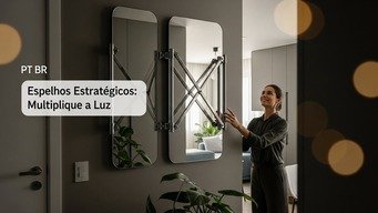 Espelhos Estratégicos: Multiplique a Luz e a Sensação de Espaço