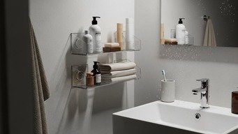 Nichos Adesivos na Parede: Organização Inteligente Contra a Umidade