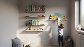 Prateleiras Flutuantes: Organização Vertical que Encanta