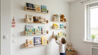 Use Prateleiras Flutuantes para Exposição Vertical