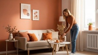 Aposte em Cores Quentes para um Toque Emocional de Acolhimento