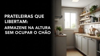 Prateleiras que Libertam – Armazene na Altura sem Ocupar o Chão
