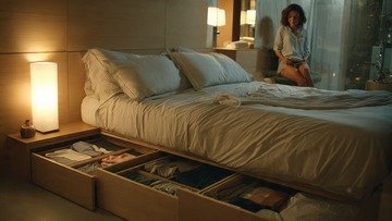 Cama com Gavetas Integradas: O Segredo para Noites Sem Interrupções