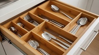 Divisórias de Gaveta: Adeus à Frustração de Talheres Misturados