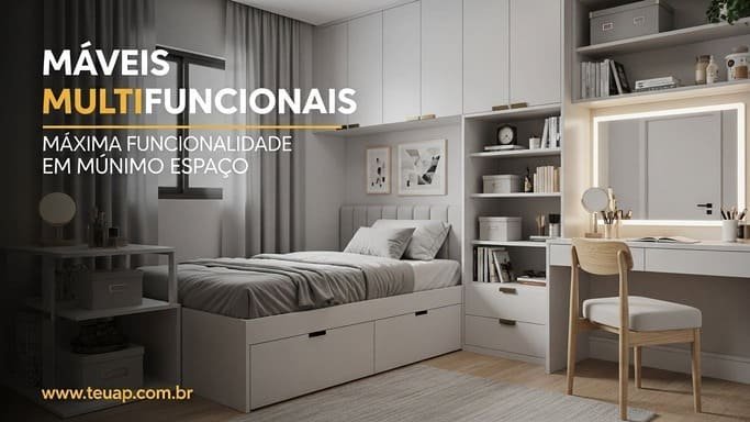 Móveis Multifuncionais: Máxima Funcionalidade em Mínimo Espaço