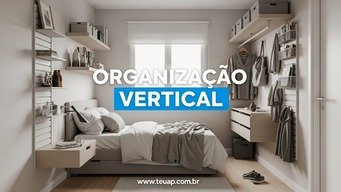 Organize Verticalmente para Liberar Espaço no Chão