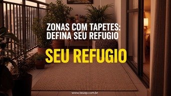 Crie Zonas Definidas com Tapetes Minimalistas
