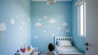 Escolha Cores Claras e Temas Leves nas Paredes