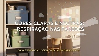 Cores Claras e Neutras: Respiração nas Paredes