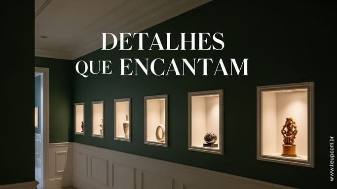 Nichos Iluminados para Decoração