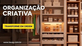 ORGANIZAÇÃO CRIATIVA TRANSFORME A BAGUNÇA EM ORDEM