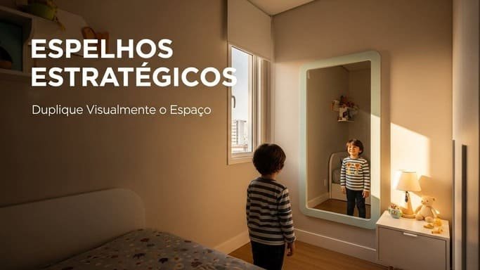 Espelhos Estratégicos: Duplique Visualmente o Espaço