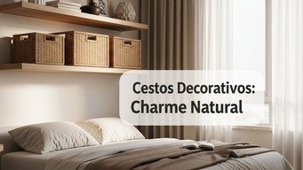Cestos Decorativos: Esconda o Caos com Charme Natural