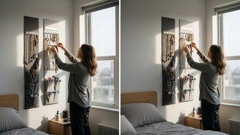 Organizadores Verticais: Maximize Paredes para Liberdade Diária