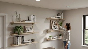 Instale Prateleiras Flutuantes para Armazenamento Vertical