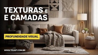 TEXTURAS E CAMADAS PROFUNDIDADE SEM OCUPAR ESPAÇO