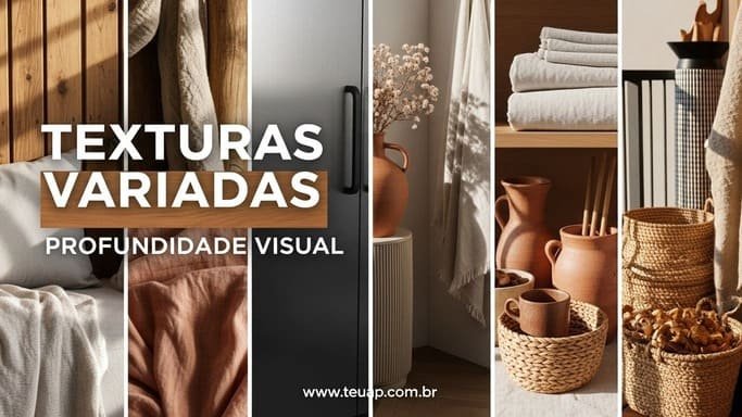 Texturas Variadas: Toque e Profundidade Visual