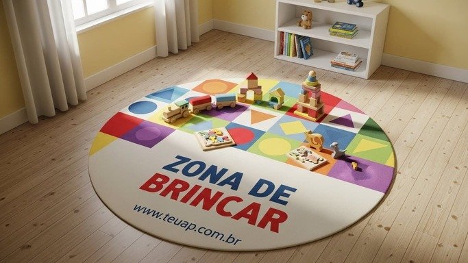 Tapetes Lúdicos que Delimitam o Espaço