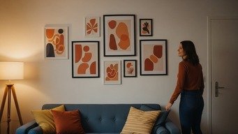 Adicione Arte nas Paredes para Personalidade Confiante