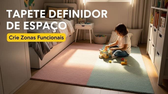 Tapete Definidor de Espaço: Crie Zonas Funcionais