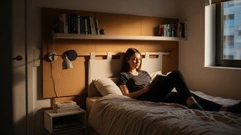 Cabeceiras Criativas: Transforme a Parede da Cama em Arte Funcional