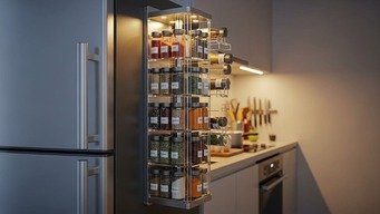 Organizadores de Especiarias Verticais: Adeus ao Caos de Temperos