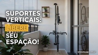 Suportes Verticais para Bicicletas ou Itens Esportivos