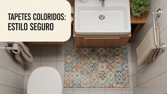 Tapetes Antiderrapantes Coloridos: Funcionalidade com Estilo Pessoal