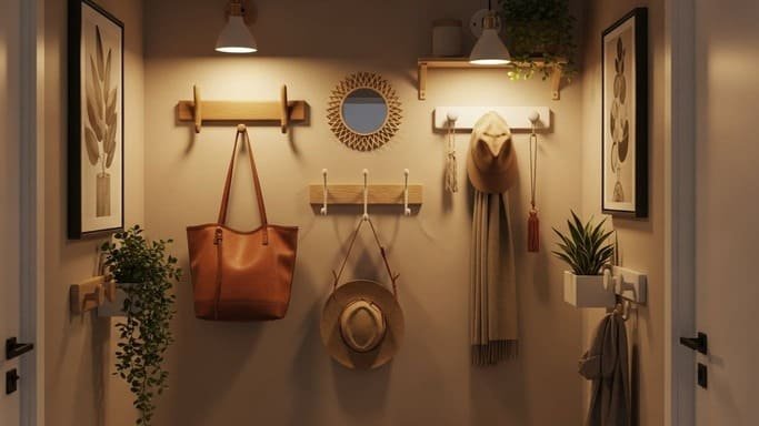 Ganchos e Acessórios Funcionais – Maximize o Espaço Vertical