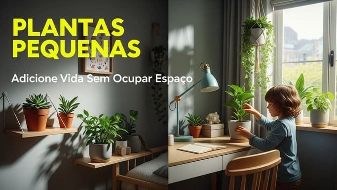 Plantas Pequenas: Adicione Vida Sem Ocupar Espaço