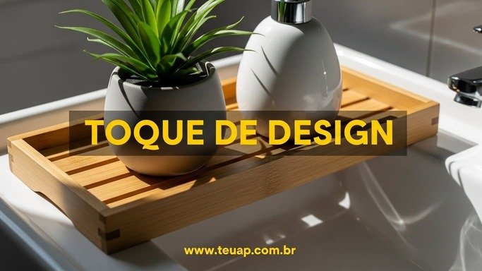 Bandejas de Bambu na Bancada