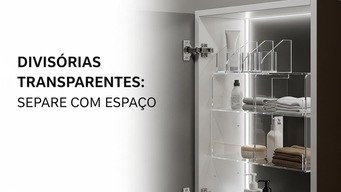 Divisórias de Vidro ou Acrílico: Separe sem Perder Espaço