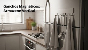 Ganchos Magnéticos: Armazene na Vertical com Discrição