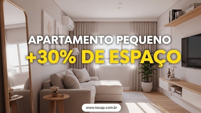 Apartamento Pequeno com Mais Espaço: 10 Truques para Ganhar 30% Mais Espaço