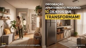 Decoração Apartamento Pequeno: 10 Objetos Inteligentes para Estilo e Funcionalidade Instantânea