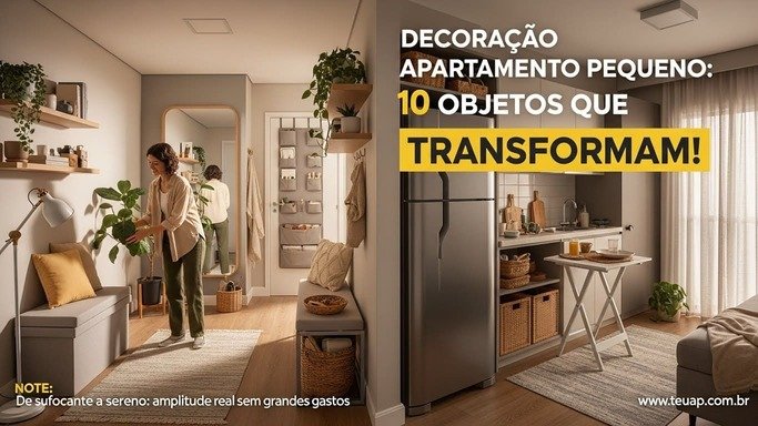 Decoração Apartamento Pequeno: 10 Objetos Inteligentes para Estilo e Funcionalidade Instantânea
