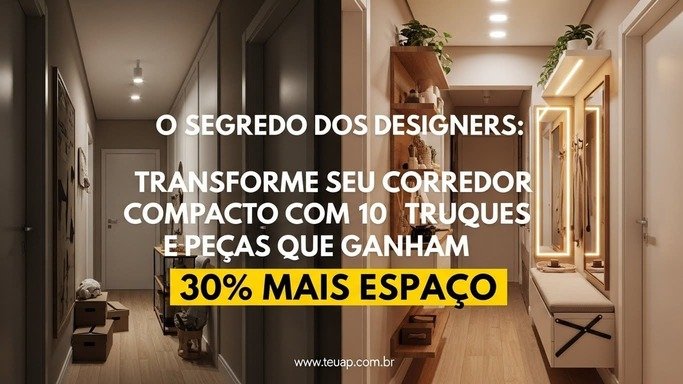 Decoração para Corredor Pequeno