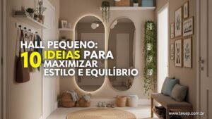 Hall Pequeno: 10 Ideias para Maximizar Estilo e Equilíbrio
