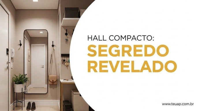 Hall Pequeno Estiloso: 10 Segredos para Transformar Sua Entrada com Estilo
