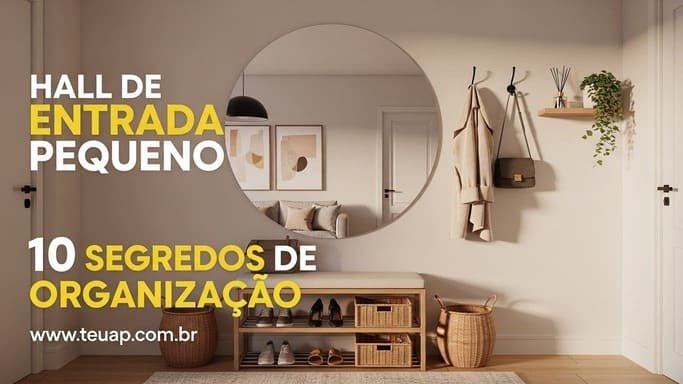 Hall de Entrada Pequeno: 10 Segredos para Organizar com Estilo